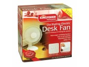 Kingfisher Oscillating Electric Desk Fan 35W (13 inch / 46cm)